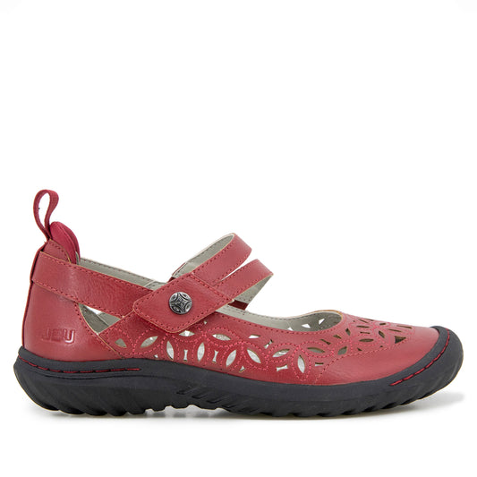JBU Women's Mary Janes Bellerose Encore - Red